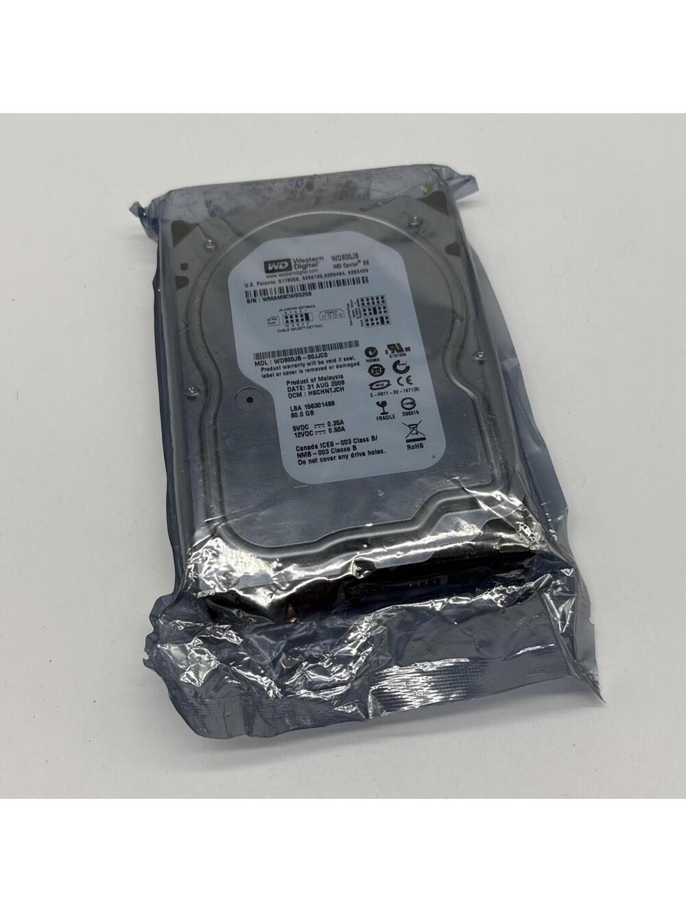 WESTERN DIGITAL WD800JB-22JJC0 12VDC 0.50A NSNP New Sealed